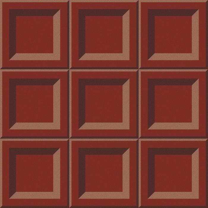 square panel red