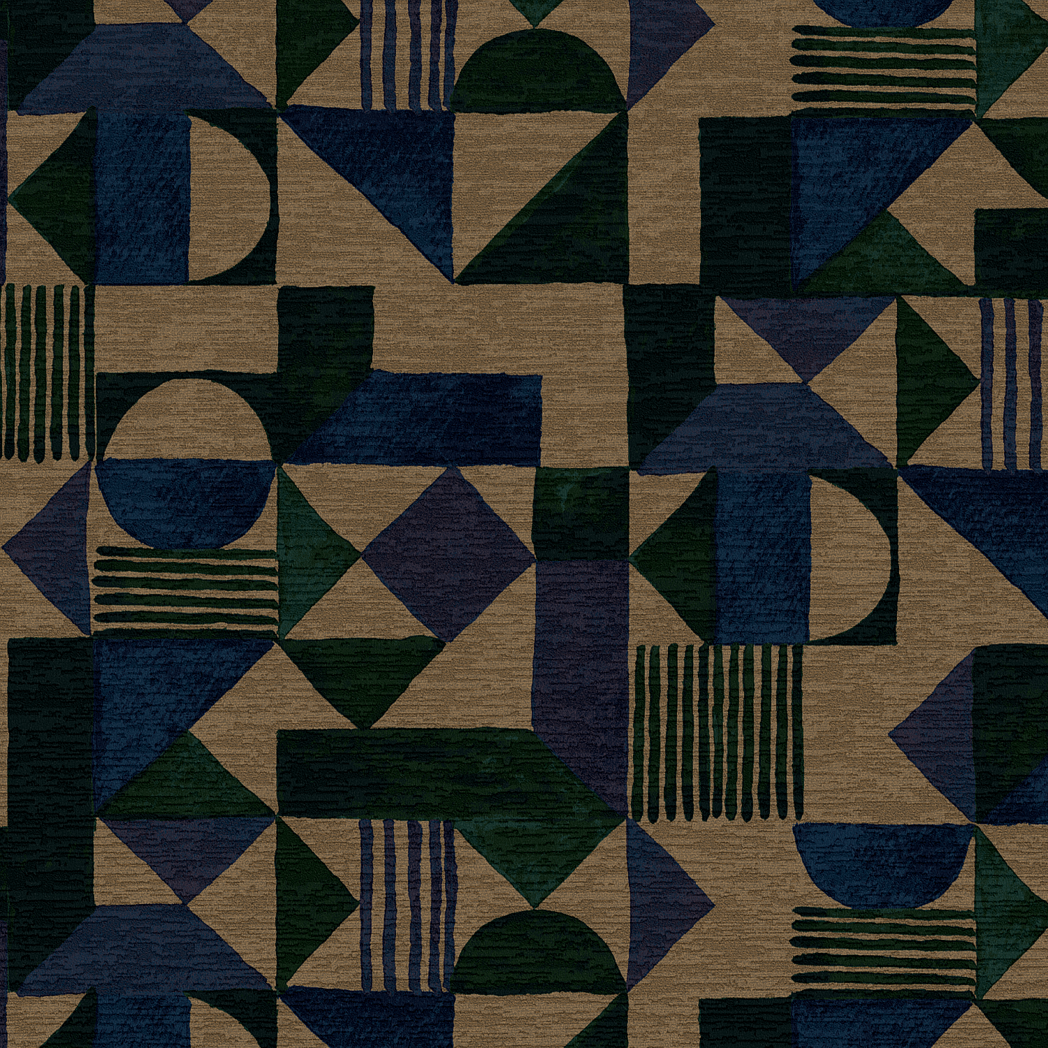 Geometry II green/blue