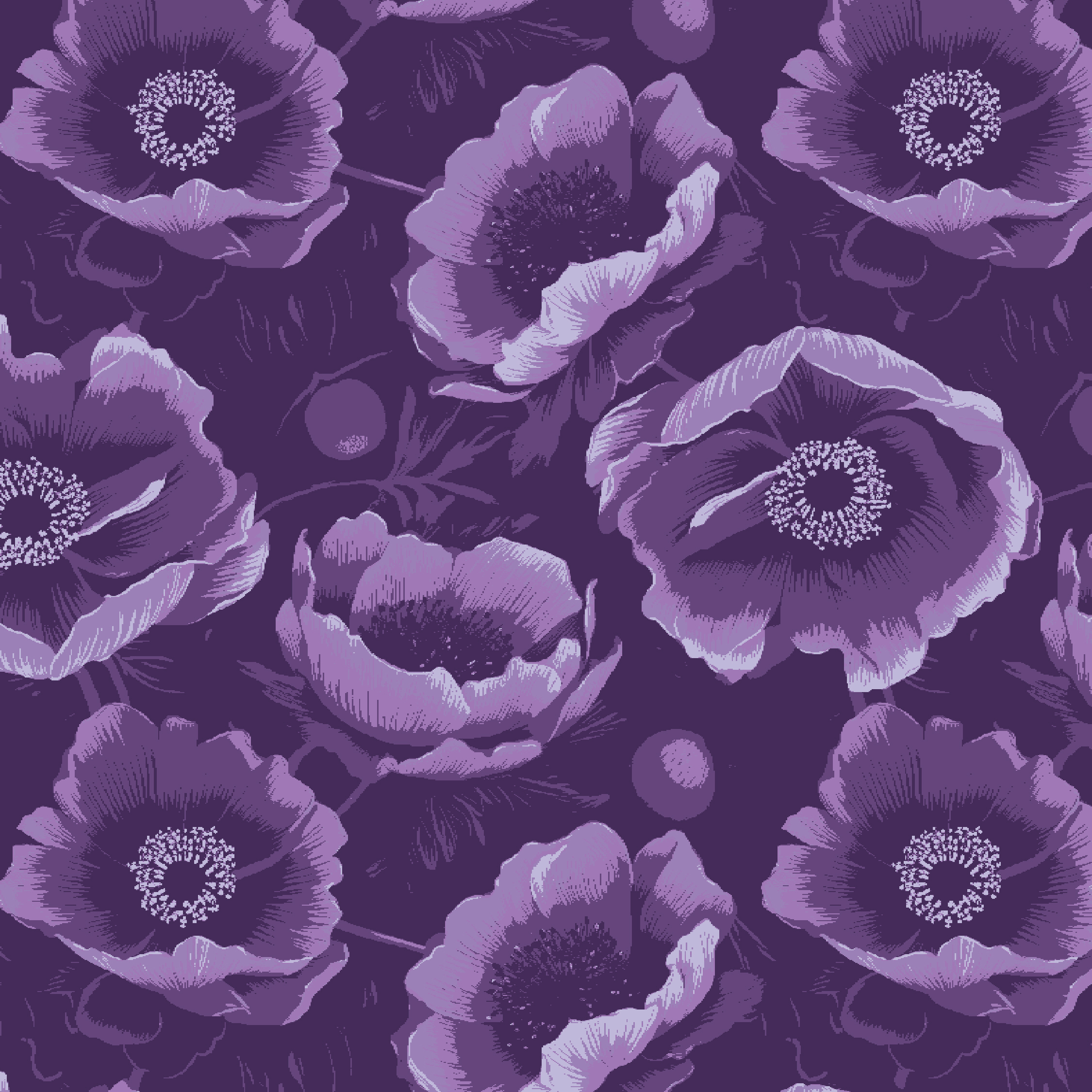 Colortec Wool poppies purple