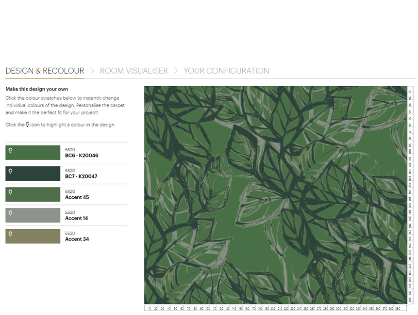 Rekolorer, visualisér & download designs