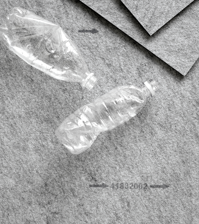 Fremstillet af brugte plastflasker